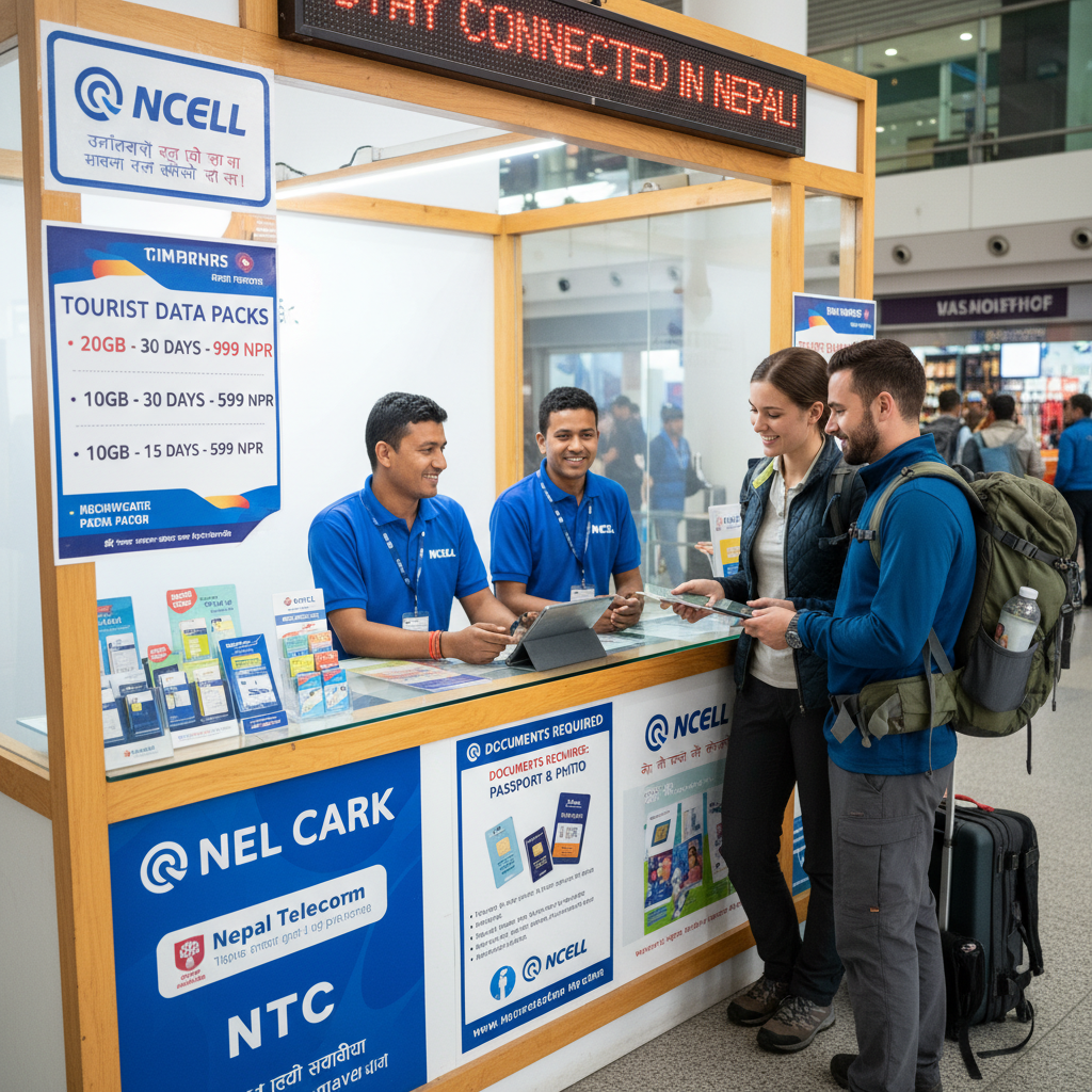 Nepal SIM Cards & Internet: Tourist Options, Coverage Maps & Where to Buy (2025) - Gallery image