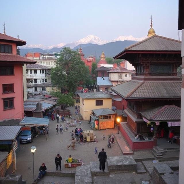 typical morning of temple